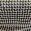 Houndstooth Upholstery Black Fabric