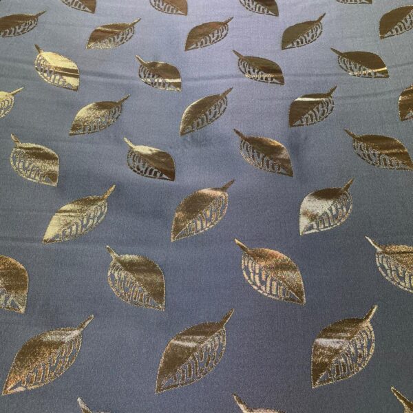 Poly Metallic Brocade Graphite