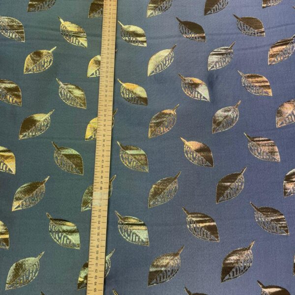 Poly Metallic Brocade Graphite