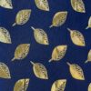 Poly Metallic Brocade Navy