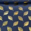 Poly Metallic Brocade Navy