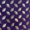 Poly Metallic Brocade Plum