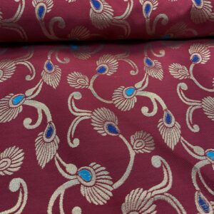 Brocade Ivy Bordeaux