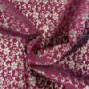 Starflower Brocade Maroon Gold