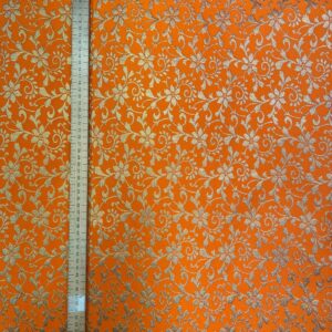 Starflower Brocade Sunburst Orange